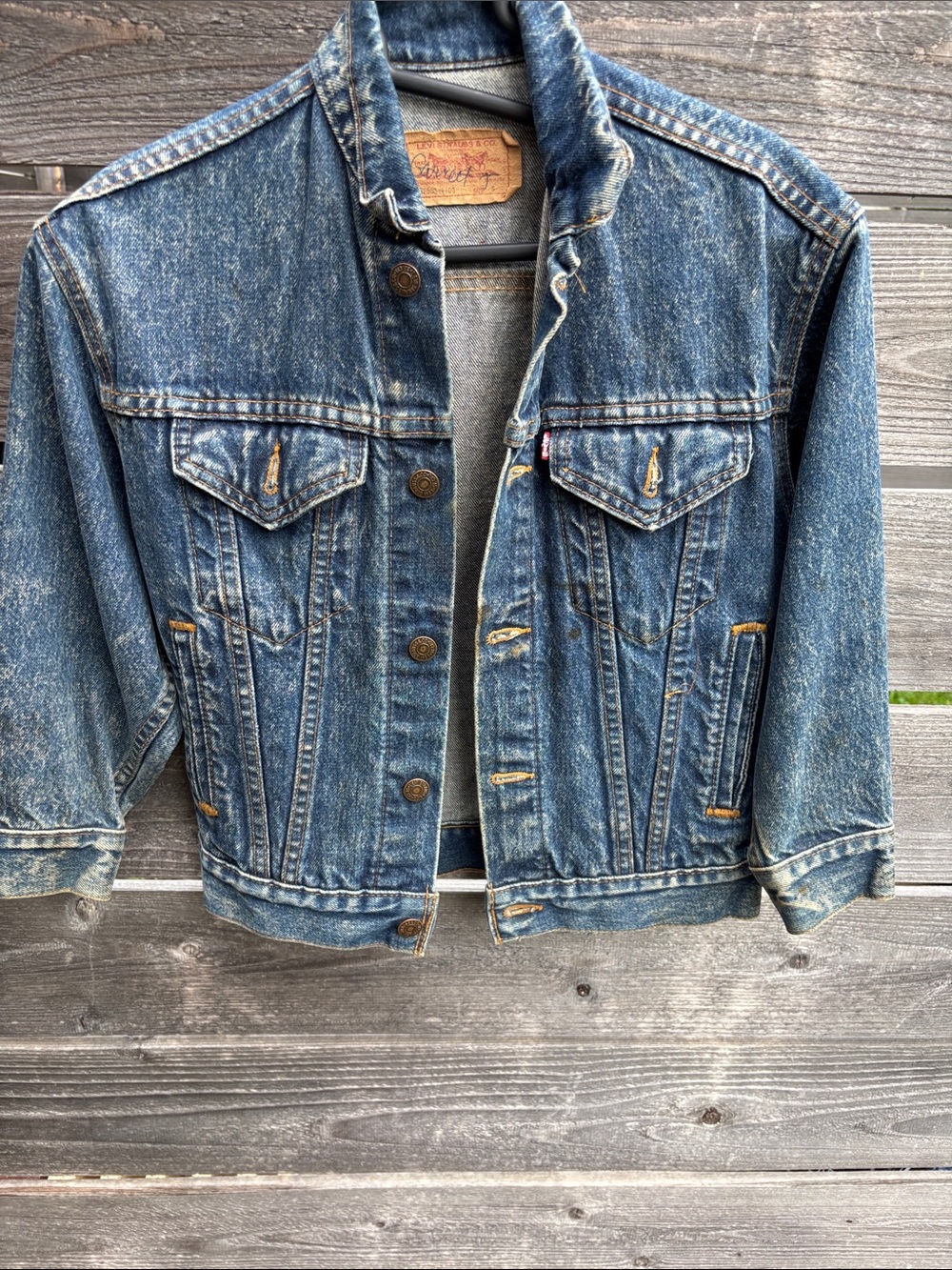 Vintage Classic Levi's Faded Blue Denim Jacket